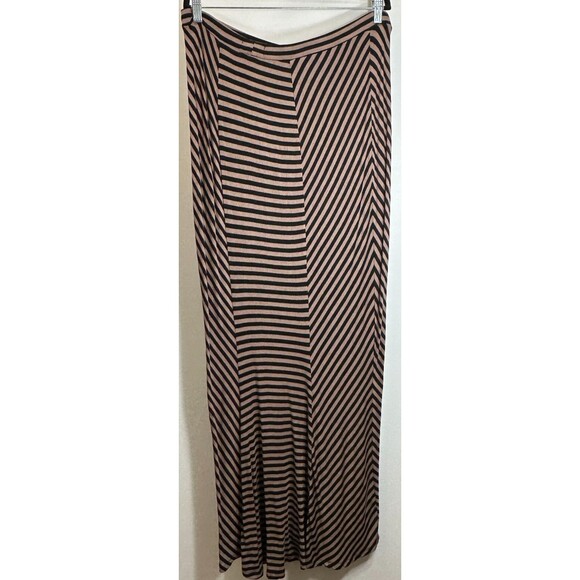 Mossimo Skirt Size XL Striped Maxi Length Elastic Waist Pull On Rayon/Spandex - Picture 4 of 8